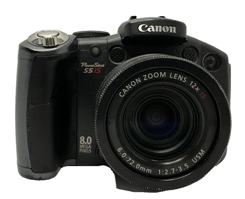 Canon PowerShot S5 IS 8.0MP 12x Optical Zoom Digital Camera PC1234