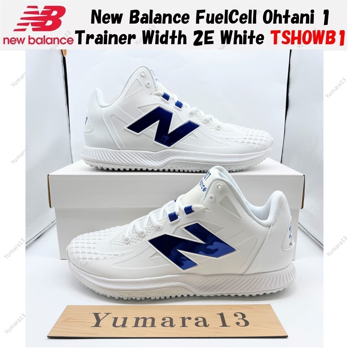 New Balance FuelCell Ohtani 1 Trainer Width 2E White TSHOWB1 Men's