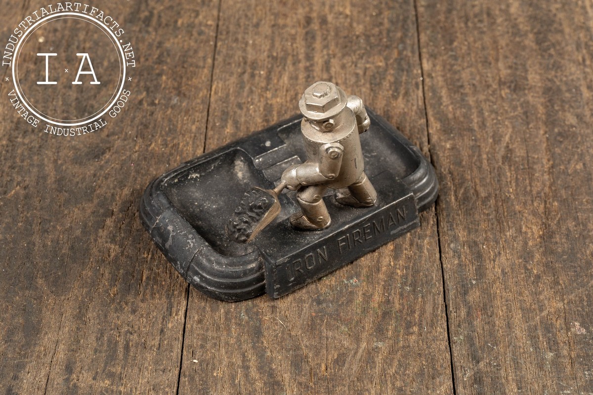 Vintage Promotional Iron Fireman Ashtray | eBay