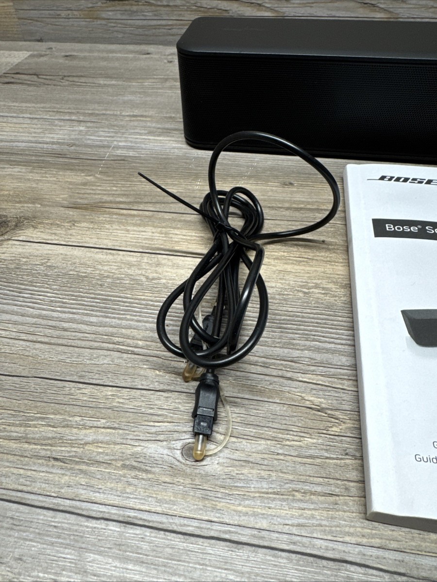 Bose Solo TV Speaker Soundbar Model 418775 - Black - No Remote