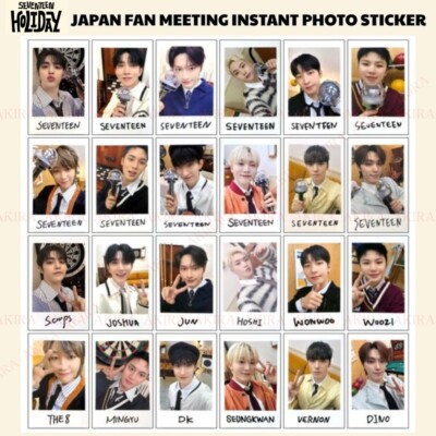 SEVENTEEN HOLIDAY JAPAN FANMEETING 2025 INSTANT PHOTO STICKER