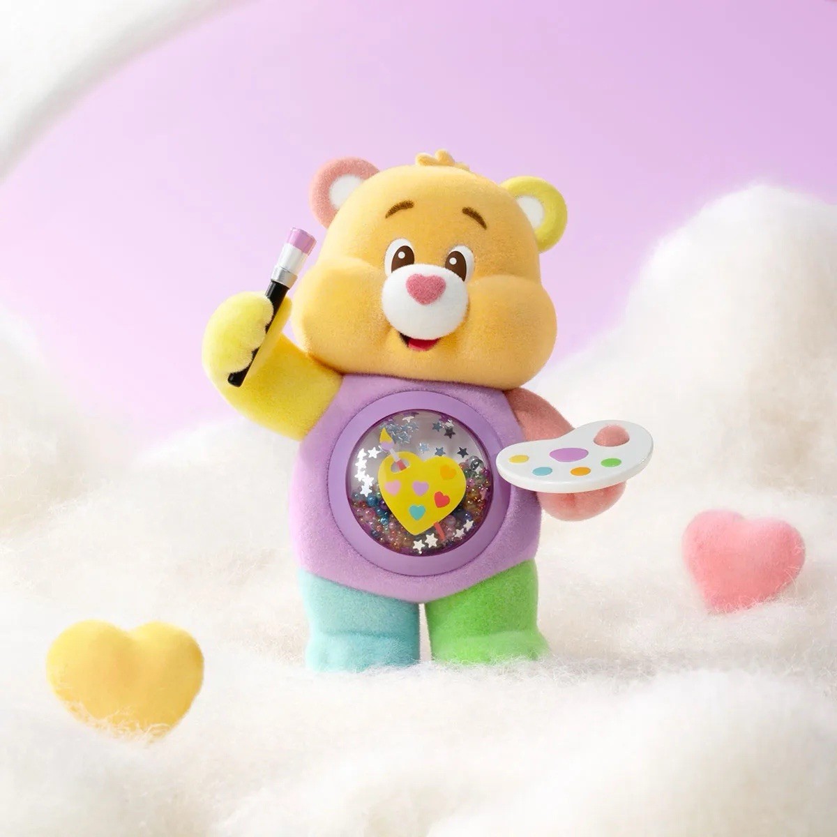 WORK OF HEART BEAR Care Bears Colorful Hugs Series Pop Mart RARE