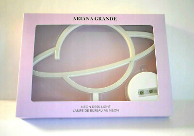 ARIANA GRANDE NEON PINK DESK LAMP L/E BATTERY OPERATED LIGHT ~ New