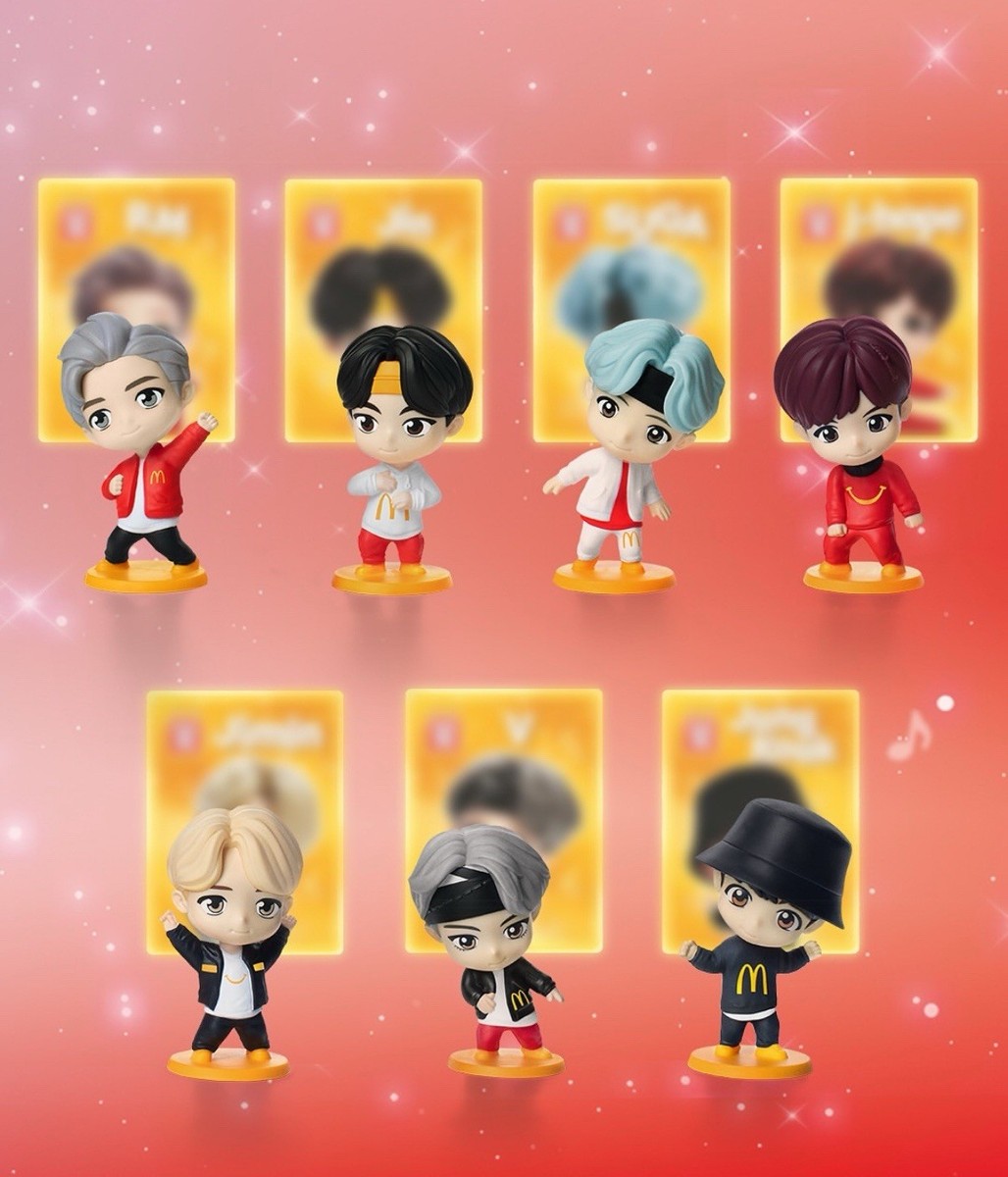 BTS Meal McDonald's 2025 TinyTAN Encore Full Set 8-14 Limited