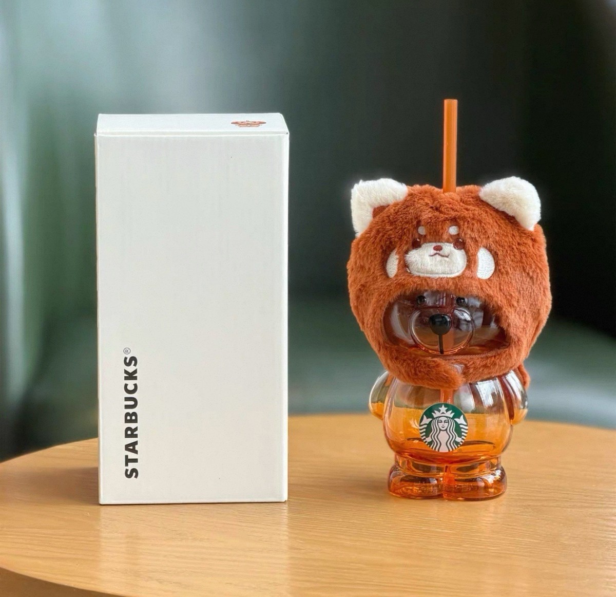 NEW 2025 China Starbucks Dessert Story Bear Shaped 15oz Glass