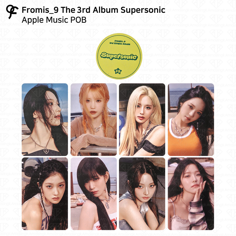 Fromis 9 The 3rd Single Album Supersonic Applemusic POB Photocard