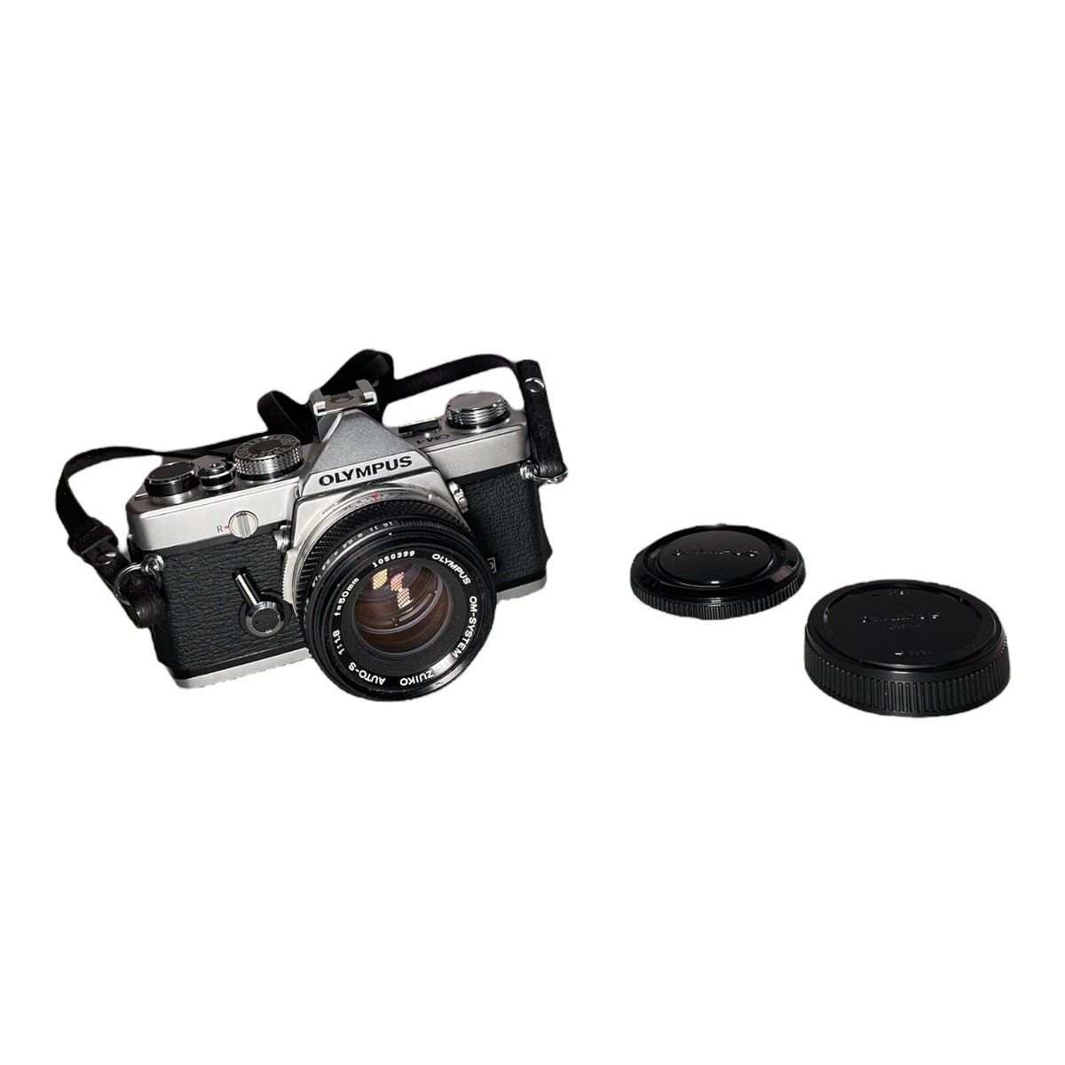 Olympus OM-1 35mm SLR Film Camera - Black Olympus F.Zuiko Auto-S