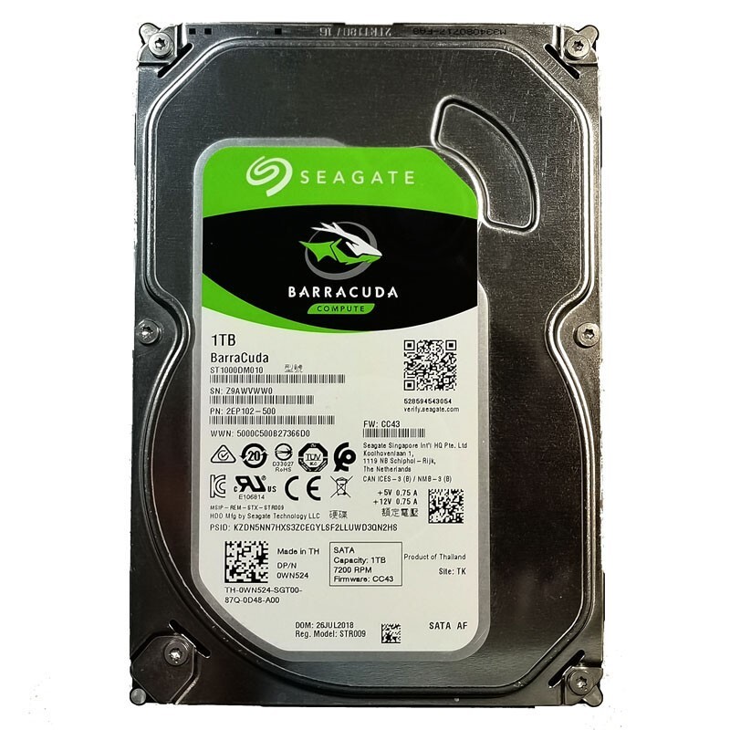 Seagate BarraCuda 1TB Internal 3.5