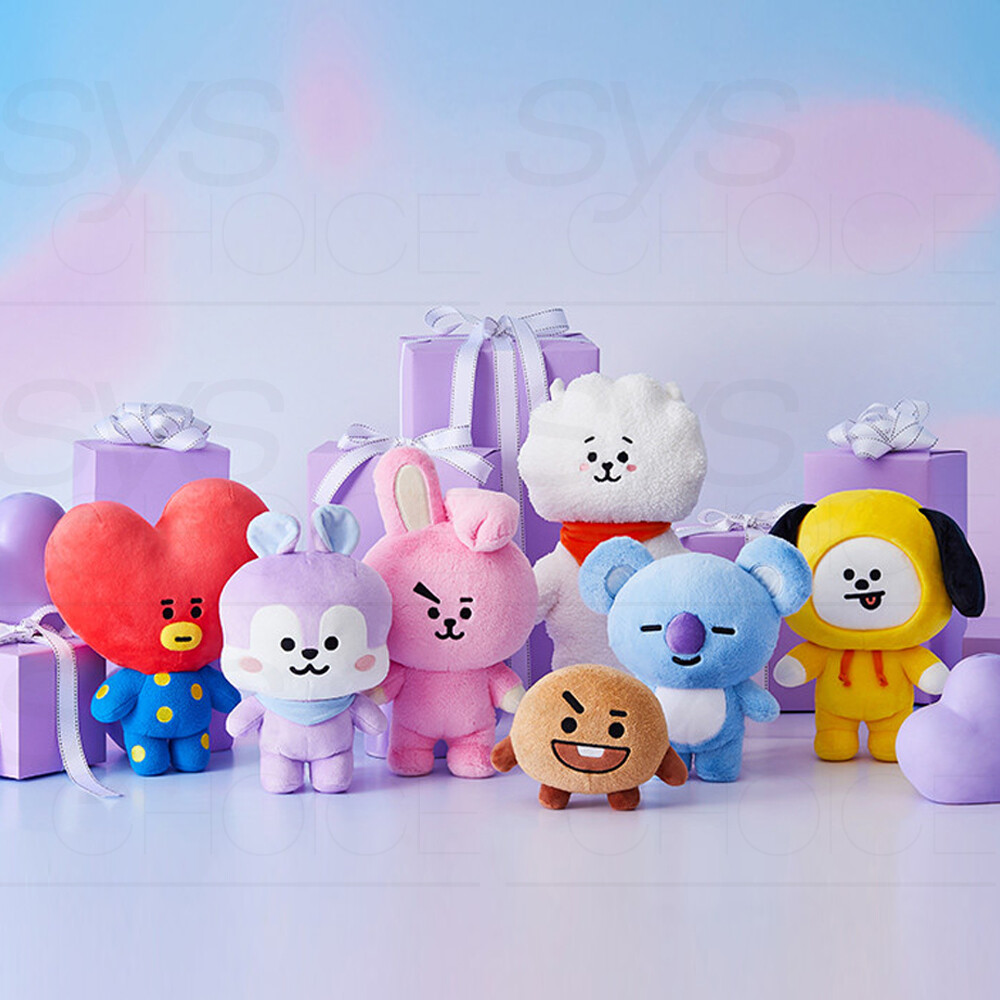 BTS BT21 Official Authentic Goods Standing Doll M Size Renewal Ver