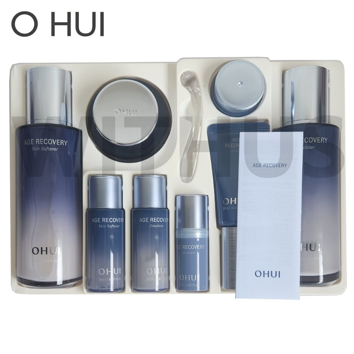 O HUI Age Recovery Special 3pcs Gift Set Emulsion Toner Cream OHUI