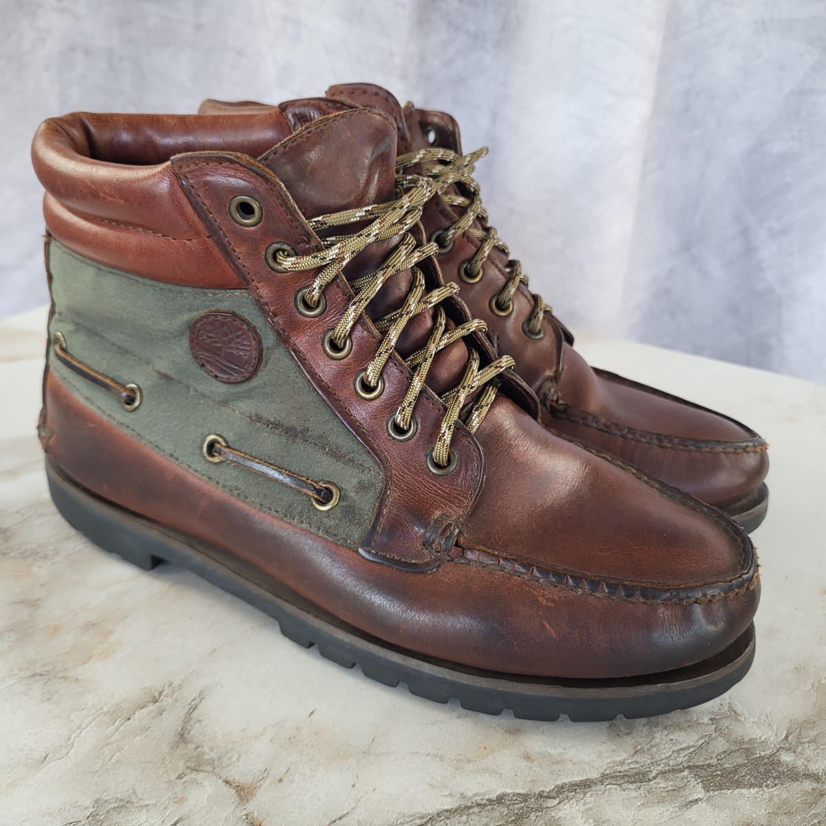 Vintage Timberland Gore-Tex Moc Toe Chukka Boots Men's Size 8 M