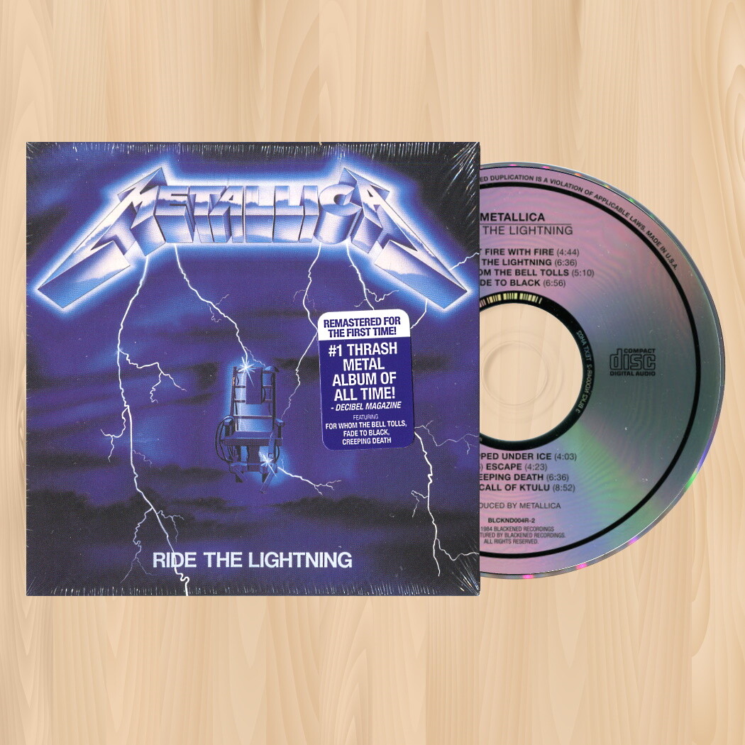 METALLICA Ride the Lightning (Remastered) CD For Whom the Bell