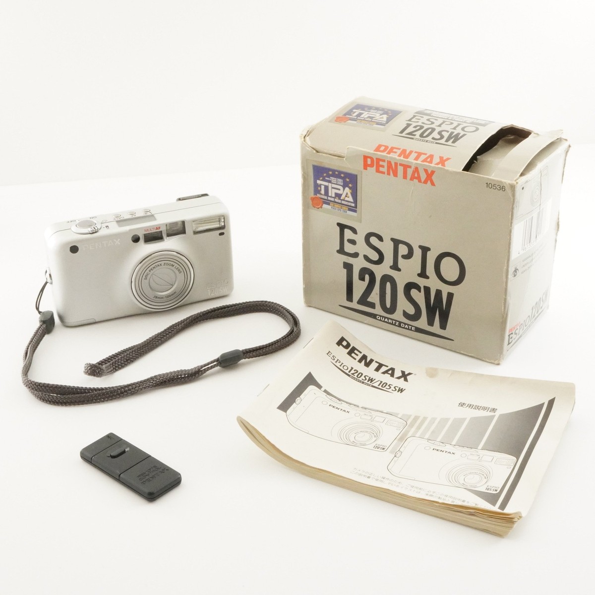 PENTAX ESPIO 120SW II Silver In Box Point & Shoot Film Camera from