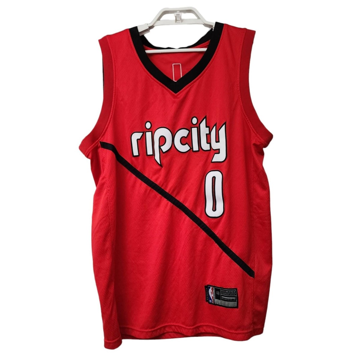 Damian Lillard 44 NBA Authentics Swingman Rip City Trail Blazers