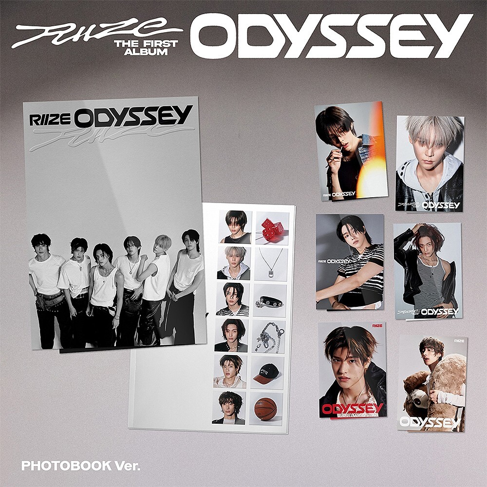 RIIZE [ODYSSEY] 1st Album PHOTO BOOK 7 Ver SET/7 CD+7 Book+7 ID