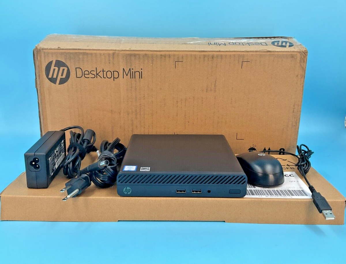 HP 260 G3 Mini Desktop i3-7130U 4GB 500GB GbE WiFiAC W10P (5CM18UT