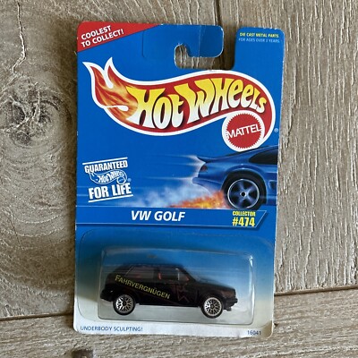 1996 Hot Wheels VW Golf Black #474 Mainline 16041 | eBay