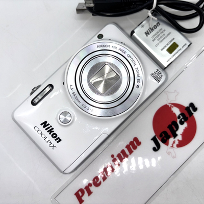 Nikon Coolpix S6900 16.0 MP Compact Digital Camera - White for