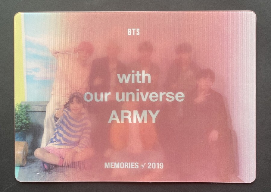 BTS-OFFICIAL MEMORIES OF 2019 DVD WEVERSE SHOP SPECIAL GIFT GROUP