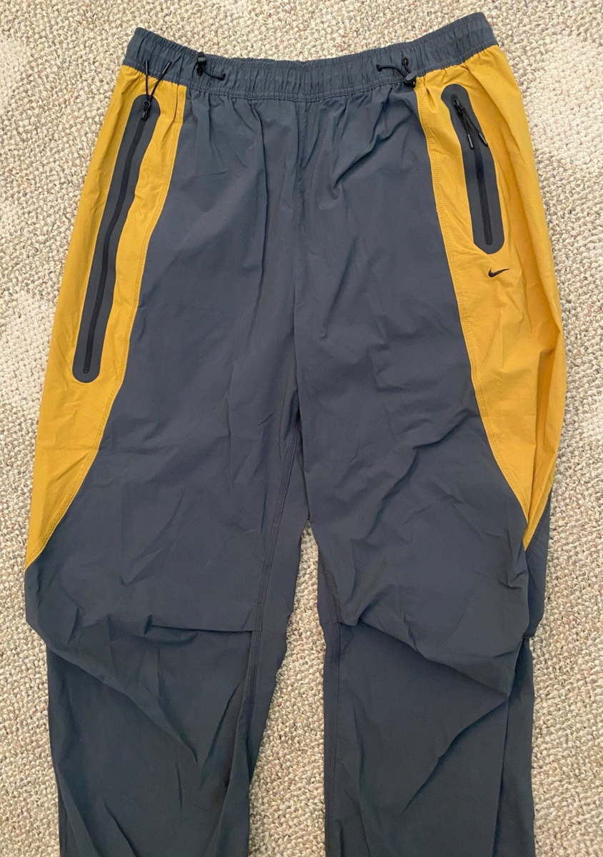 Nike Tech Pants Woven Stacked Oversized Zip Pocket IH8466-060 $130