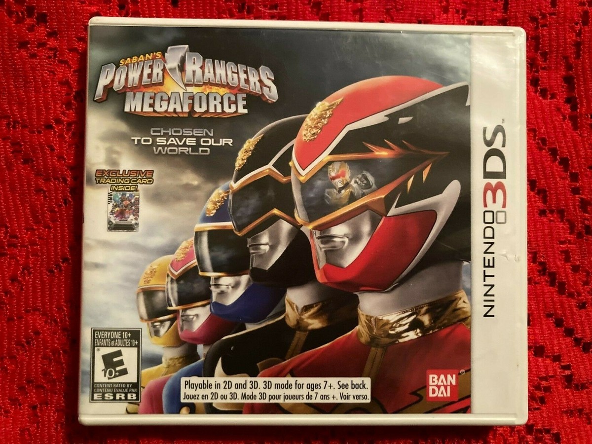 Power Rangers Megaforce (Nintendo 3DS) Complete Game w/Case