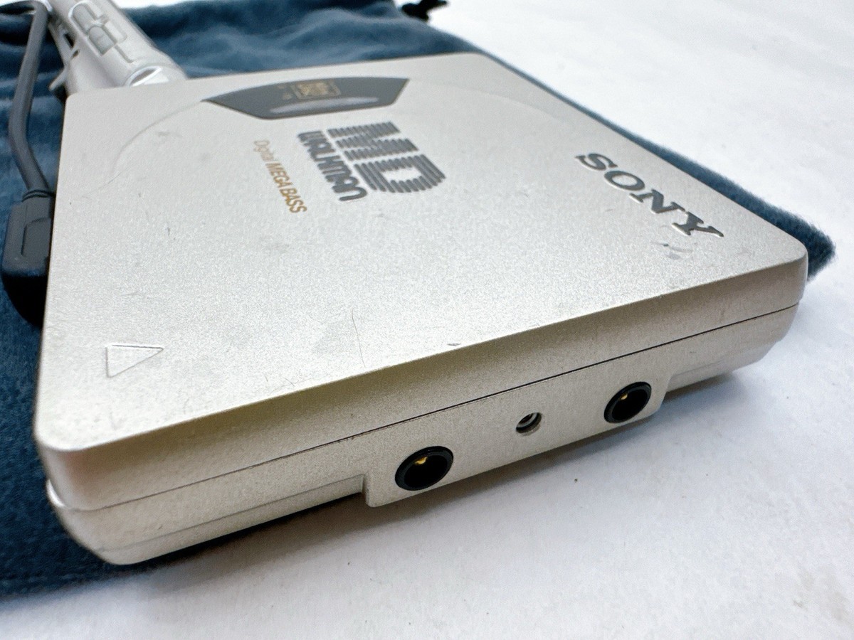 Sony Walkman MZ-E55 VTG Gold Portable MiniDisc MD Player w/ Remote