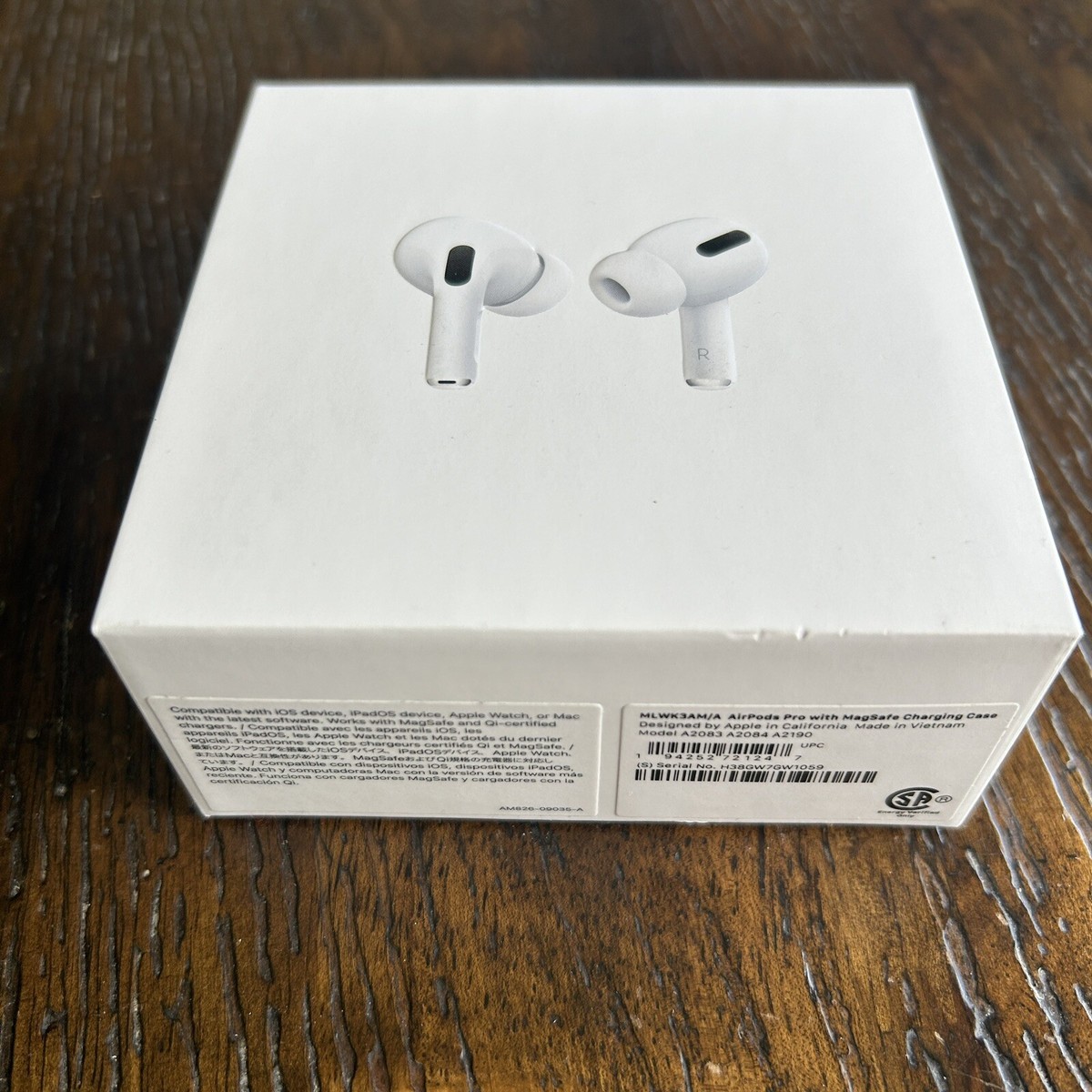 Apple AirPods Pro Headphone Model A2083 A2084 A2190 Magsafe
