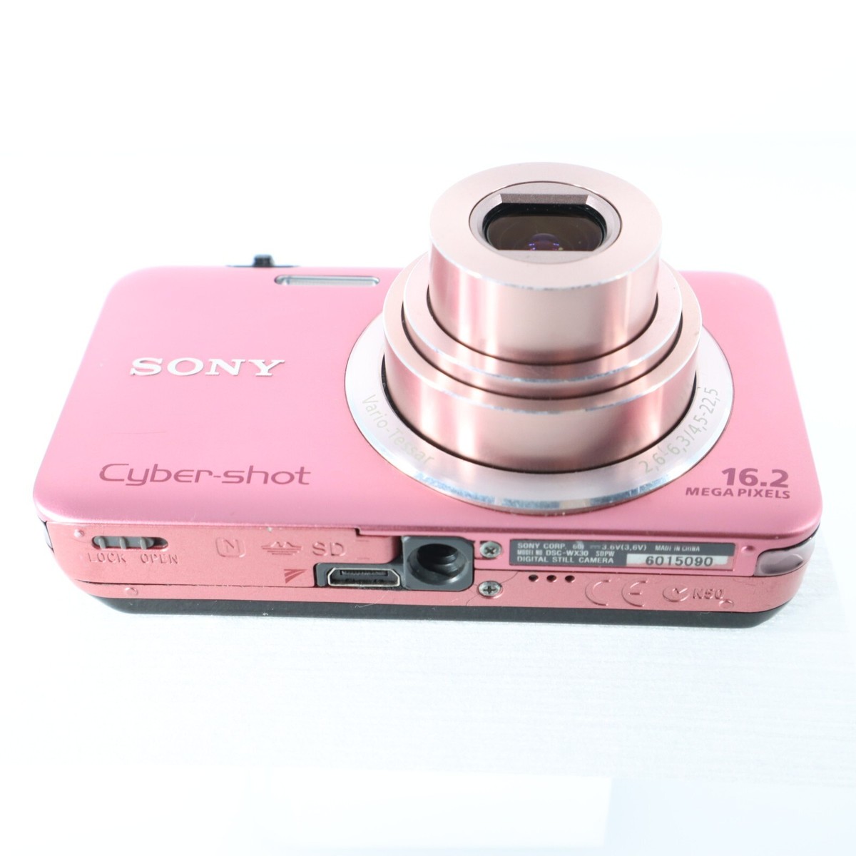 Excellent] SONY Cyber shot DSC-WX30 Pink 5.0x zoom Digital Camera