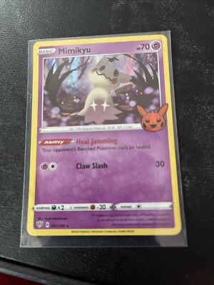 🎃 Mimikyu 081/189 Pokemon Card Holo Rare -mint - Trick Or Trade