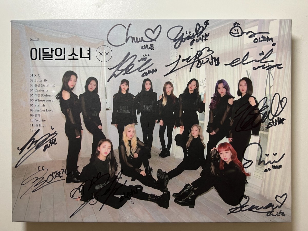 LOONA [X X] All Member Autographed Signed Promo Album | eBay