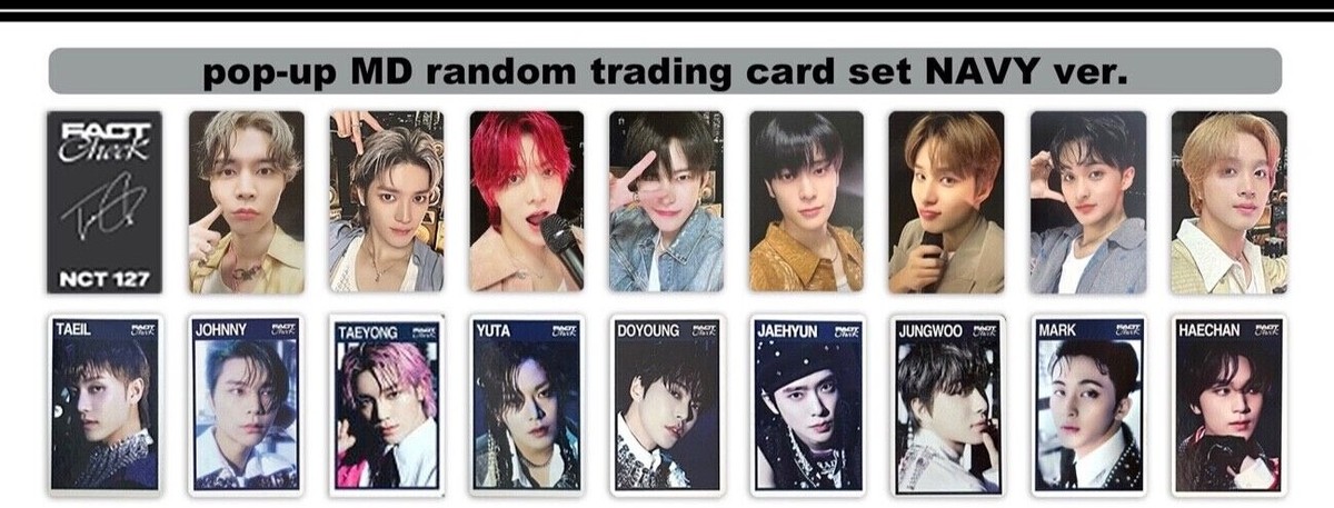 NCT 127 5th album FACT CHECK OFFICIAL MD TRADING PHOTOCARD ROUND 2