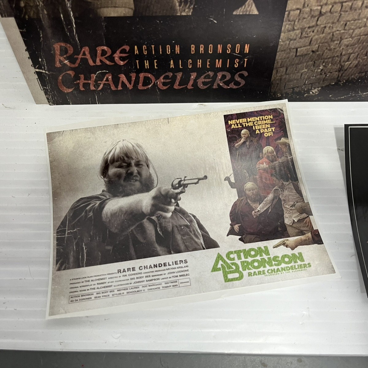 Action Bronson Rare Chandeliers Black Vinyl Alchemist LP /500 ALC