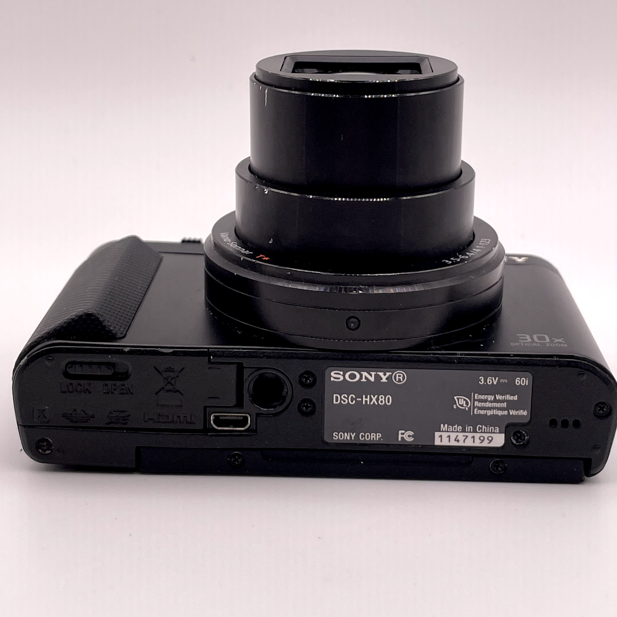 Sony Cyber-shot DSC-HX80 18.2MP Digital Camera – Black – Does Not