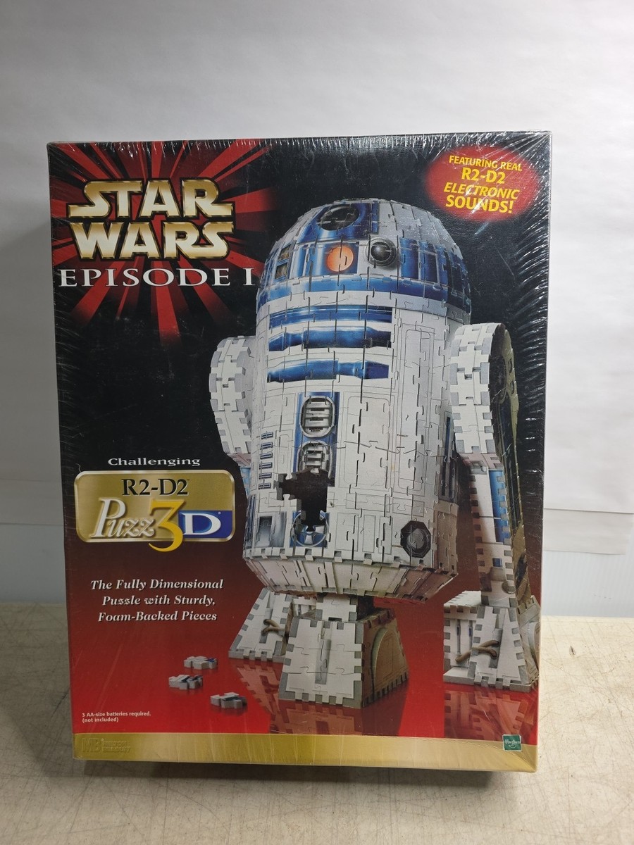 Star Wars Episode 1 R2-d2 3d Hasbro Puzzle Electronic Sounds 708pc