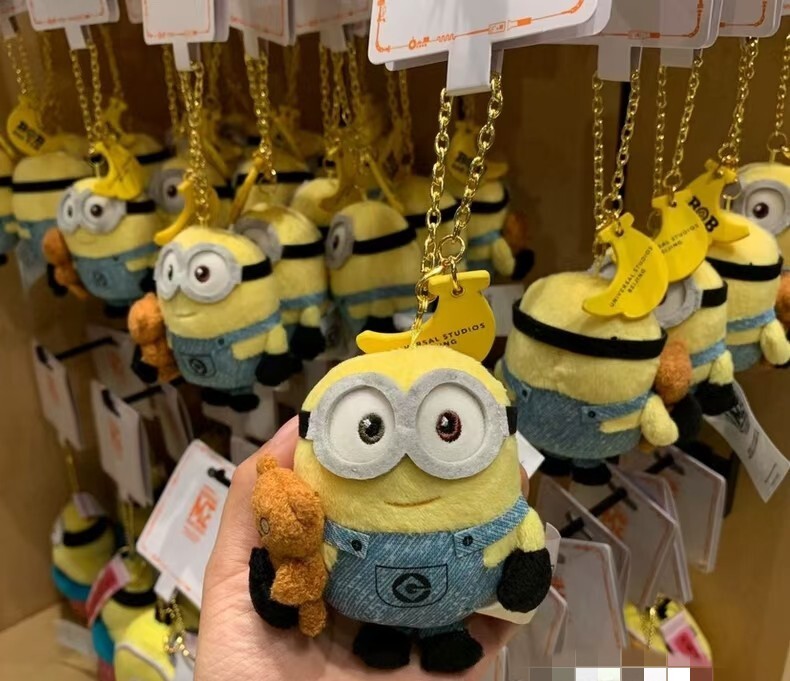 Beijing Universal Studios Genuine Minions Bob With Tim Hat Plush