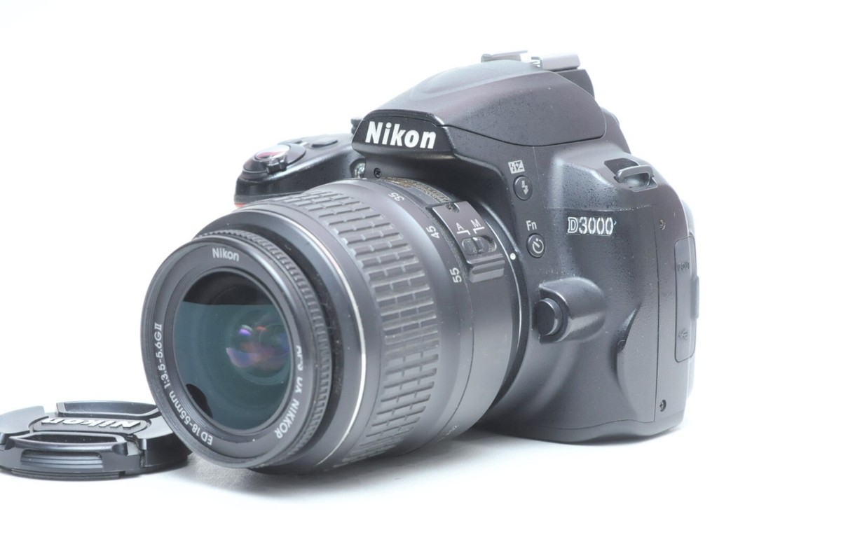 Nikon D3000 DSLR Camera Body W/ AF-S 18-55mm Lens 099 | eBay