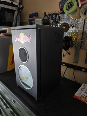 Red Bull DJ Inspired Mini Fridge Cooler with LED Light **Ultra