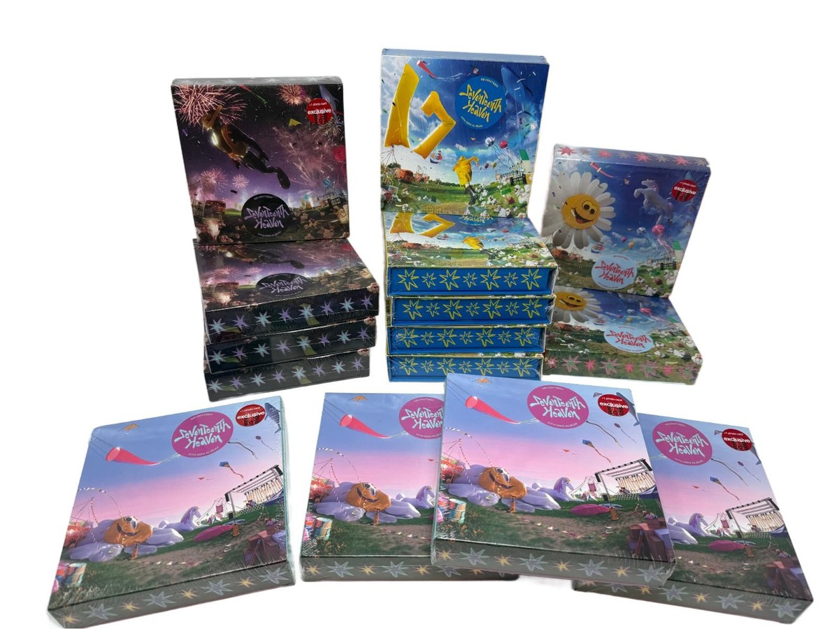 Lot of 15 SEVENTEEN SEVENTEENTH HEAVEN 11th Mini Album CD Set ALL