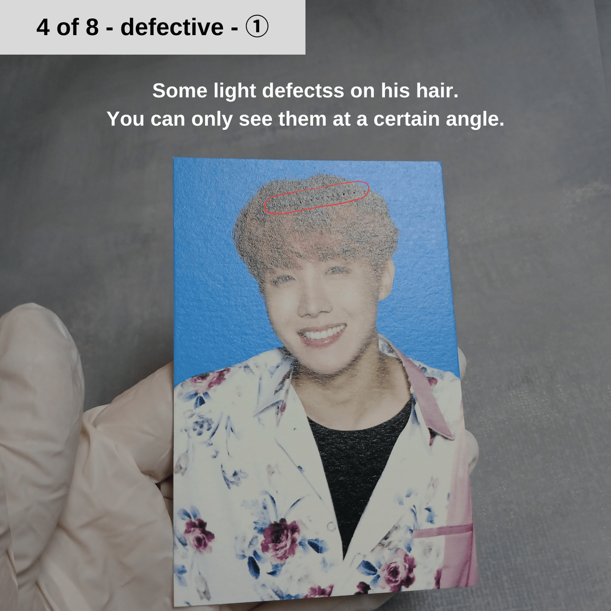 BTS 2017 THE WINGS TOUR Seoul Official Mini Photo Card Ver. 1 - J