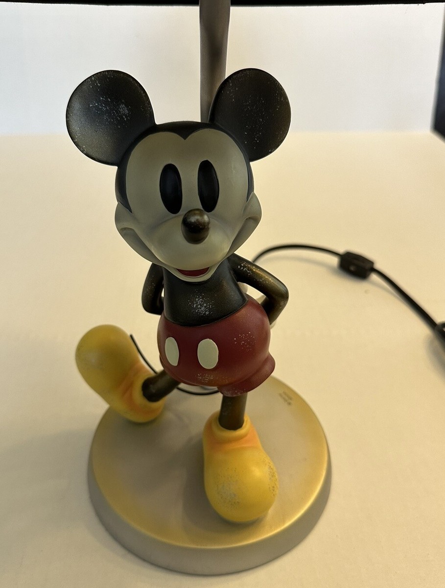 Mickey Mouse Classic Pose Desk or Table Lamp With Linen Shade | eBay
