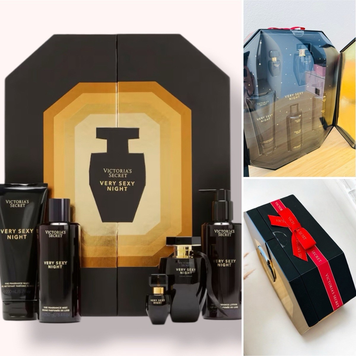 Victoria's Secret Very Sexy Night 5 Pieces Gift Set Luxe Perfume