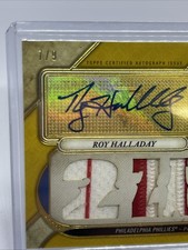 Roy Halladay Autographed Baseball Sports Trading Cards