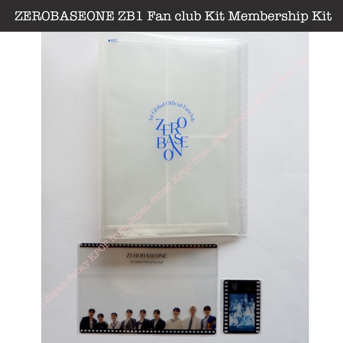 ZEROBASEONE ZB1 Fan club Kit Membership Kit Membership card