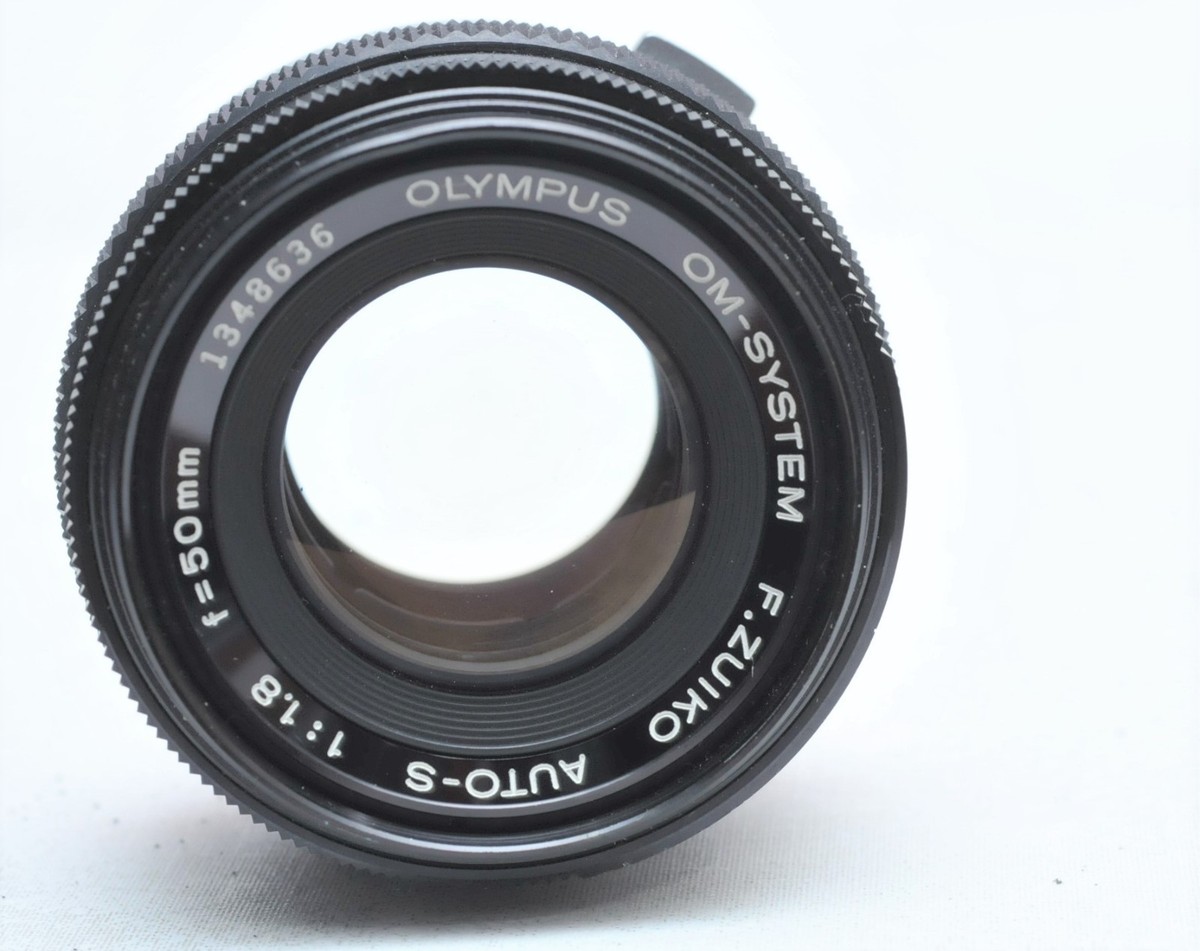 Olympus OM-System Zuiko Auto-S 50mm f1.8 MF Lens for OM1, OM2, OM4