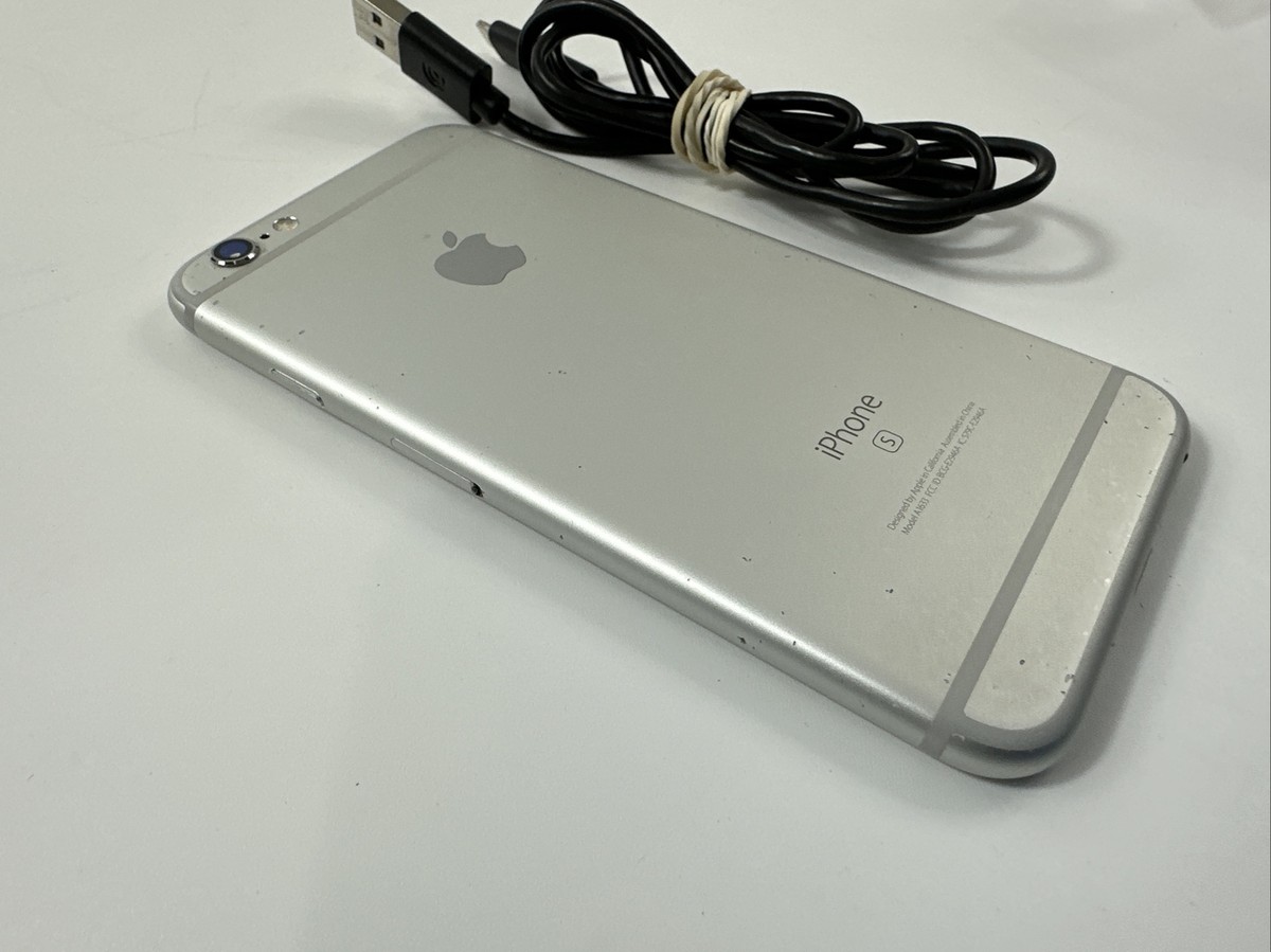 Apple iPhone 6s - 64GB - Silver A1633 (CDMA + GSM) Cell Smart