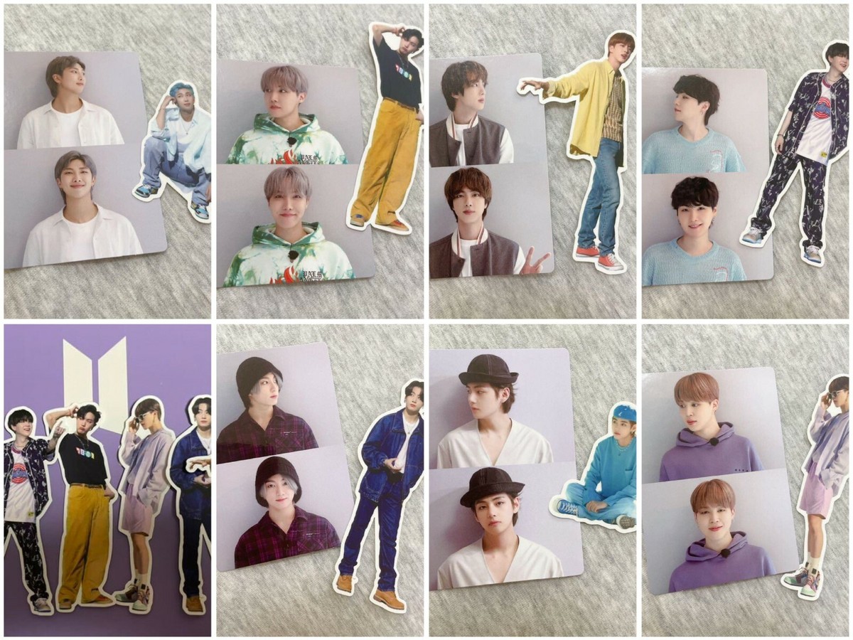 BTS MERCH BOX 3 ROOM DIY KIT Official Photocard + Sticker set