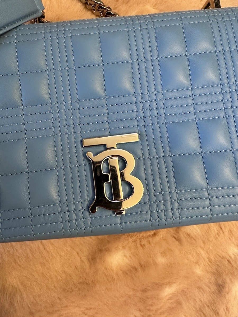 Burberry Lola Small Leather Shoulder Bag Women's Blue | eBay