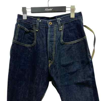 KAPITAL MOTTAINAI DENIM PANTS Size M Indigo Cotton Men's Casual