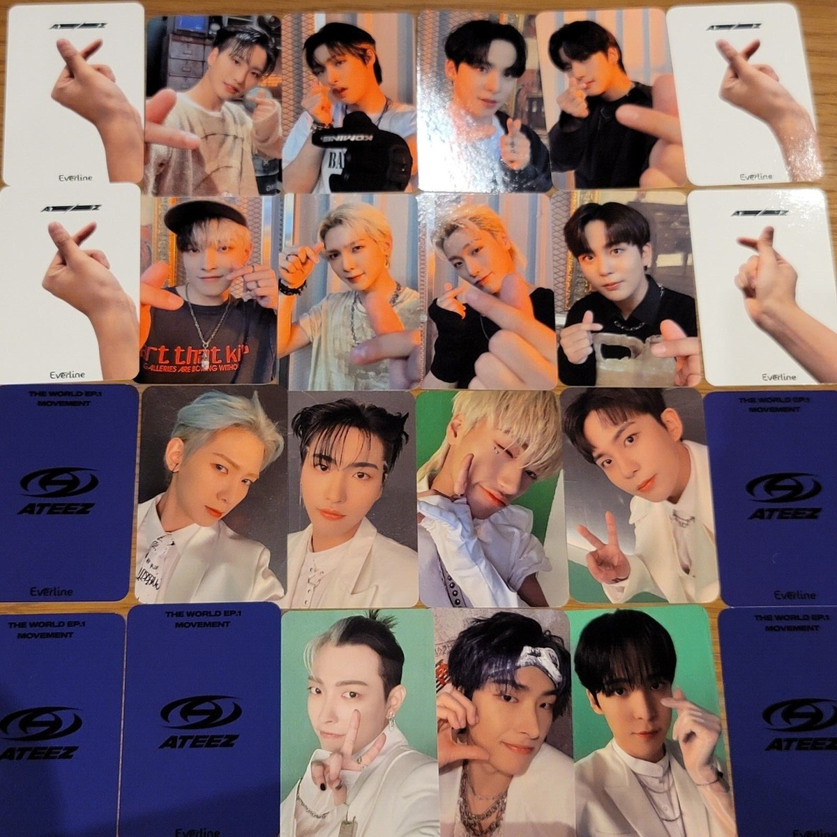ATEEZ THE WORLD EP.1 : MOVEMENT Album Luckydraw photocard everline