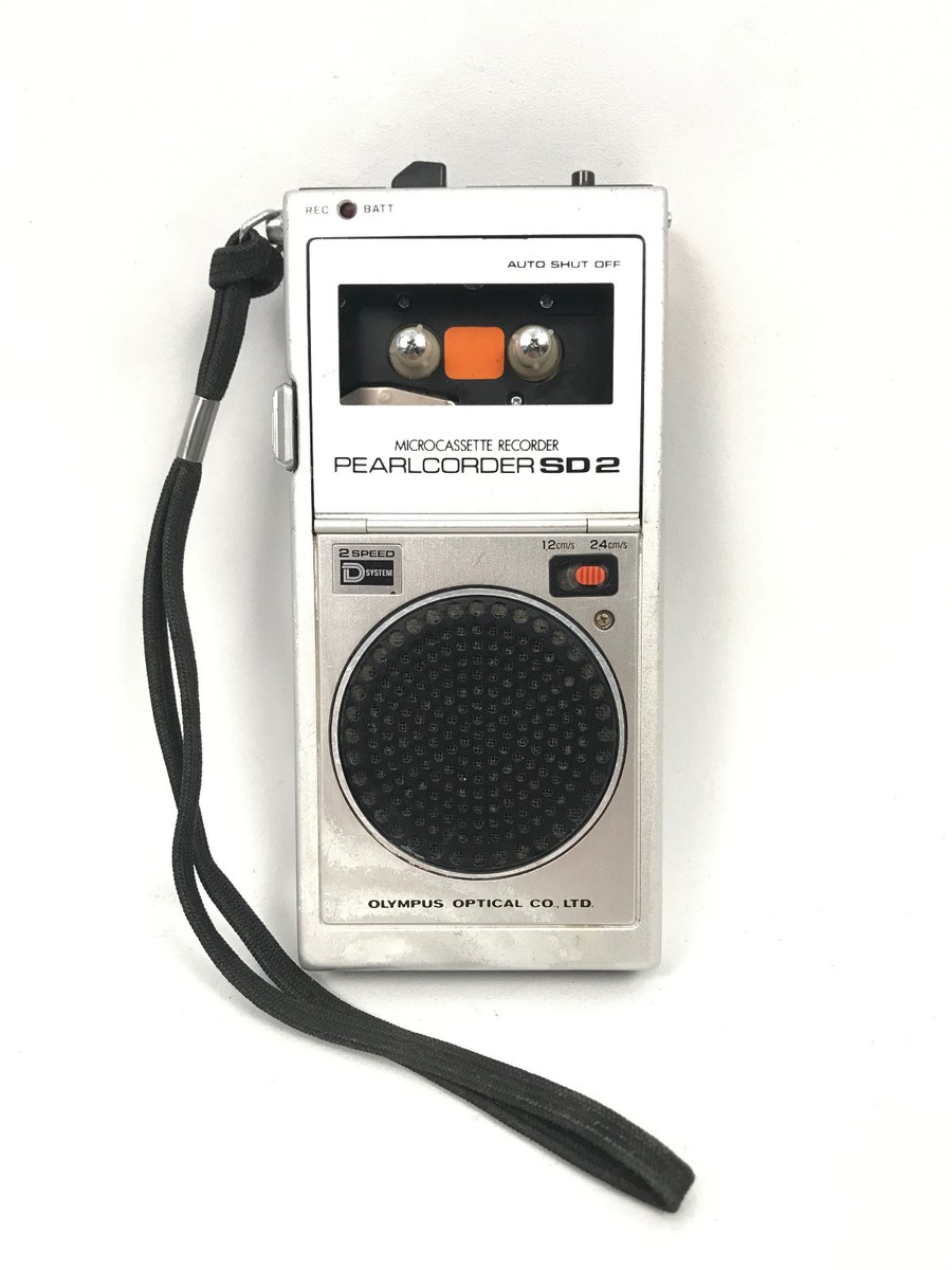 Olympus Optical Pearlcorder SD2 Microcassette Recorder Vintage